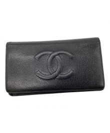 CHANEL（シャネル）の古着「長財布」｜ブラック