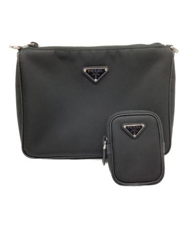 【中古・古着通販】PRADA (プラダ) ショルダーバッグ ポーチ付き