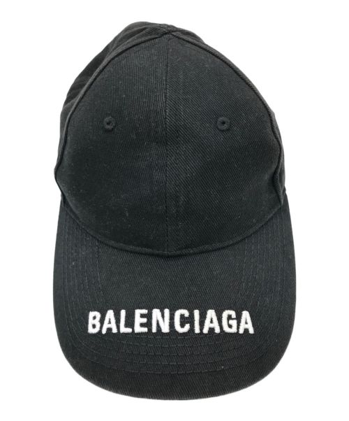 BALENCIAGA（バレンシアガ）BALENCIAGA (バレンシアガ) キャップ ブラックの古着・服飾アイテム