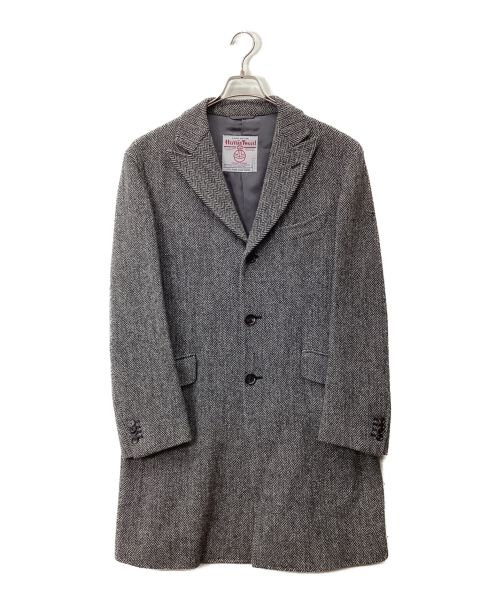 THE SUIT COMPANY（ザ・スーツカンパニー）THE SUIT COMPANY (ザ・スーツカンパニー) Harris Tweed (ハリスツイード) コート グレー サイズ:3Lの古着・服飾アイテム