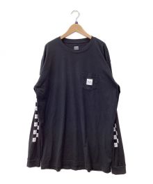 HUF（ハフ）の古着「長袖Tシャツ」｜ブラック