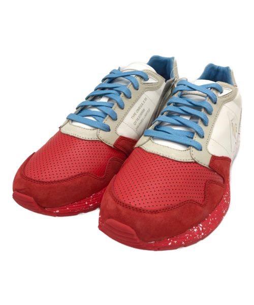 le coq sportif（ルコックスポルティフ）le coq sportif (ルコックスポルティフ) シューズ レッド×ホワイト サイズ:26cmの古着・服飾アイテム