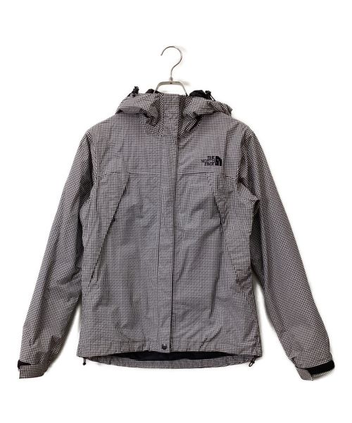 THE NORTH FACE（ザ ノース フェイス）THE NORTH FACE (ザ ノース フェイス) スクープジャケット ホワイト×ブラック サイズ:Lの古着・服飾アイテム