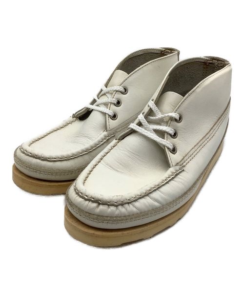 RUSSELL MOCCASIN BERLIN WISCONSIN（ラッセルモカシン）RUSSELL MOCCASIN BERLIN WISCONSIN (ラッセルモカシン) ブーツ ホワイト サイズ:不明の古着・服飾アイテム