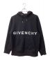 GIVENCHY（ジバンシィ）の古着「ブランドロゴ 4G フーディー モルトン」｜ブラック