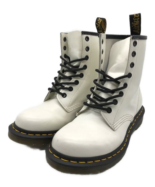 Dr.Martens（ドクターマーチン）Dr.Martens (ドクターマーチン) 8ホールブーツ ホワイト サイズ:39の古着・服飾アイテム