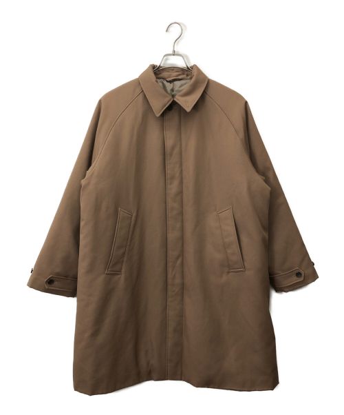 BEAMS（ビームス）BEAMS (ビームス) イージーフィット ステンカラーコート ベージュ サイズ:Mの古着・服飾アイテム