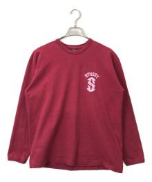 stussy（ステューシー）の古着「長袖カットソー」｜レッド