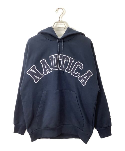 NAUTICA（ノーティカ）NAUTICA (ノーティカ) プルオーバーパーカー ネイビー サイズ:Mの古着・服飾アイテム