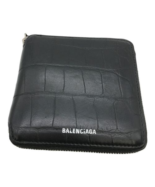 BALENCIAGA（バレンシアガ）BALENCIAGA (バレンシアガ) ラウンドファスナー財布 ブラックの古着・服飾アイテム