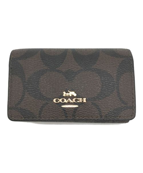 COACH（コーチ）COACH (コーチ) 5連キーケース ブラウンの古着・服飾アイテム