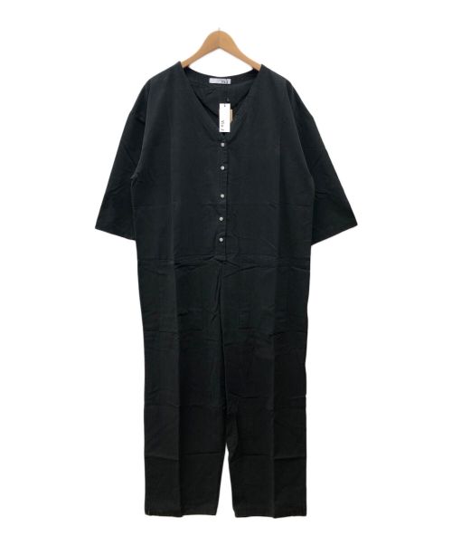 via j（ヴィアジェイ）via j (ヴィアジェイ) ジャンプスーツ ブラック サイズ:ONE 未使用品の古着・服飾アイテム