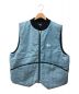 stussy（ステューシー）の古着「Washed Canvas Primaloft Vest」｜スカイブルー