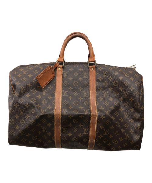 LOUIS VUITTON（ルイ ヴィトン）LOUIS VUITTON (ルイ ヴィトン) トラベルバッグ　キーポル50 ブラウンの古着・服飾アイテム