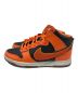 NIKE (ナイキ) Dunk High University Chenille Swoosh ブラック×オレンジ サイズ:26.5：6000円