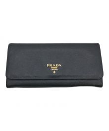 PRADA（プラダ）の古着「長財布」｜ブラック