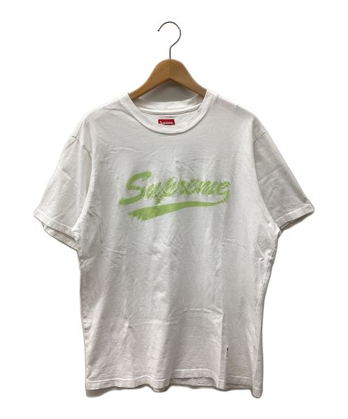 SUPREME（シュプリーム）SUPREME (シュプリーム) Tシャツ ホワイト×グリーン サイズ:Lの古着・服飾アイテム