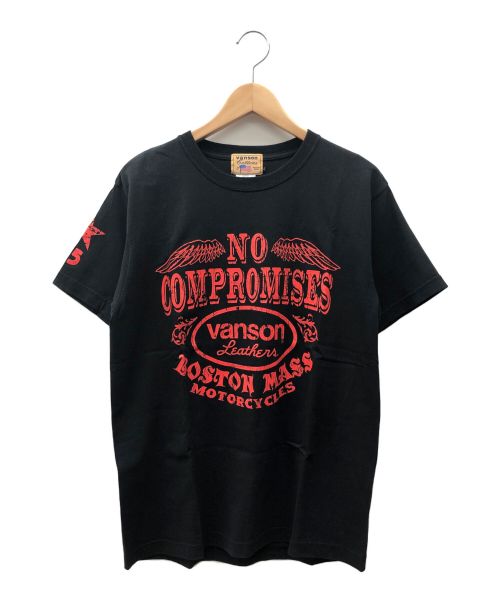 VANSON（バンソン）VANSON (バンソン) Tシャツ ブラック サイズ:LARGEの古着・服飾アイテム