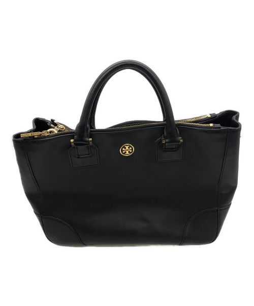 TORY BURCH（トリーバーチ）TORY BURCH (トリーバーチ) ハンドバッグ ブラックの古着・服飾アイテム