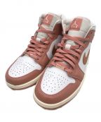 NIKEナイキ）の古着「Air JORDAN 1 Mid SE」｜ホワイト×ピンク