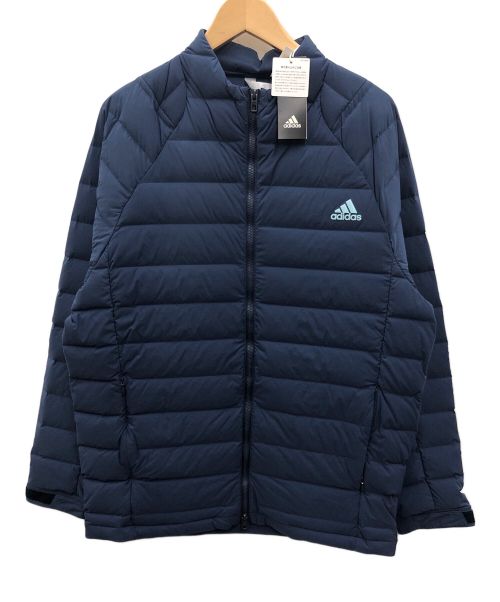 adidas（アディダス）adidas (アディダス) ダウンジャケット ネイビー サイズ:XL 未使用品の古着・服飾アイテム