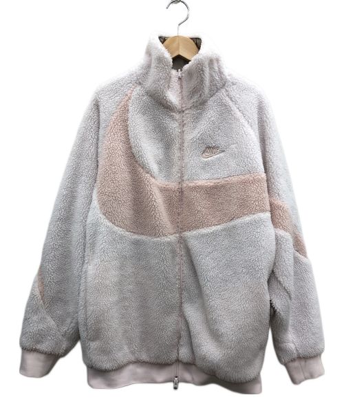 NIKE（ナイキ）NIKE (ナイキ) フリースジャケット　リバーシブル ピンク サイズ:Mの古着・服飾アイテム