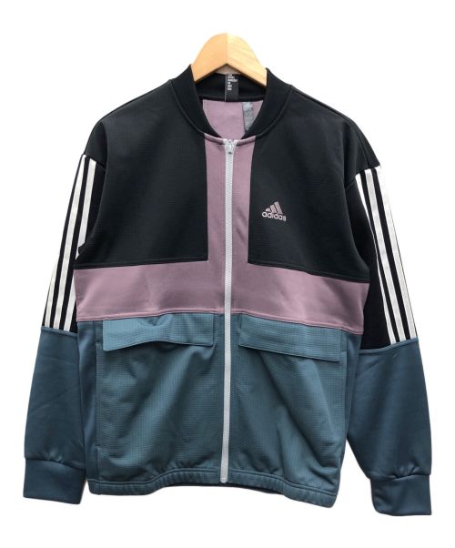 adidas（アディダス）adidas (アディダス) ブルゾン ブラック サイズ:S 未使用品の古着・服飾アイテム