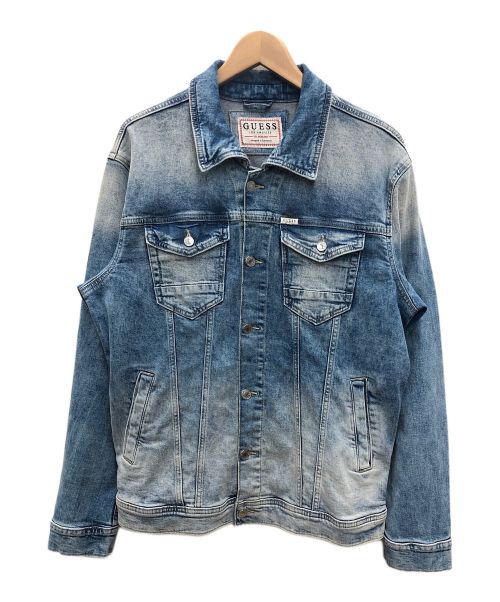 GUESS（ゲス）GUESS (ゲス) WILLIAM DENIM JACKET インディゴ サイズ:Lの古着・服飾アイテム