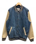 LEVI'Sリーバイス）の古着「デニムジャケット」｜ネイビー×ベージュ