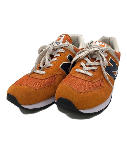 NEW BALANCE（ニューバランス）NEW BALANCE (ニューバランス) ローカットスニーカー オレンジ×グレー サイズ:28.5の古着・服飾アイテム