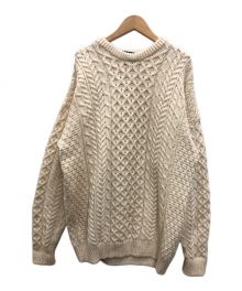 aran WOOLLEN MILLS（アラン ウーレンミルズ）の古着「ニット」｜アイボリー