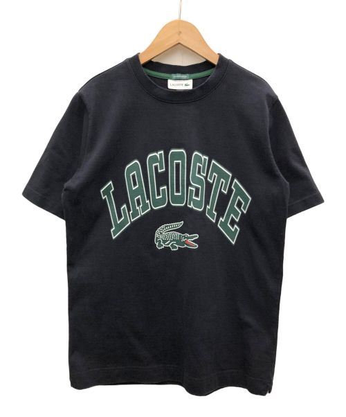 LACOSTE（ラコステ）LACOSTE (ラコステ) 別注ロゴTシャツ ネイビー サイズ:XSの古着・服飾アイテム