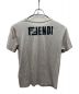 FENDI (フェンディ) プリントTシャツ グレー×ベージュ サイズ:M：10000円