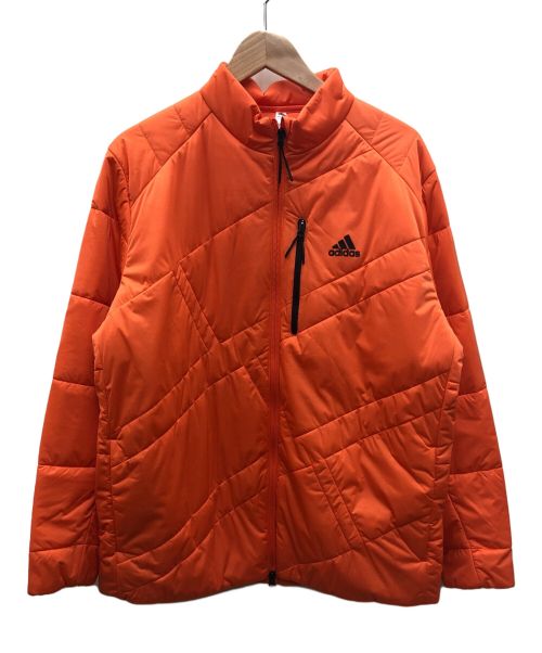 adidas（アディダス）adidas (アディダス) 中綿ジャケット オレンジ サイズ:XXL 未使用品の古着・服飾アイテム