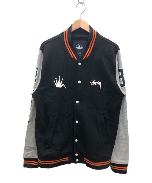 stussy（ステューシー）stussy (ステューシー) コットンスタジャン ブラック サイズ:Mの古着・服飾アイテム