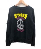 stussyステューシー）の古着「スウェット」｜ブラック