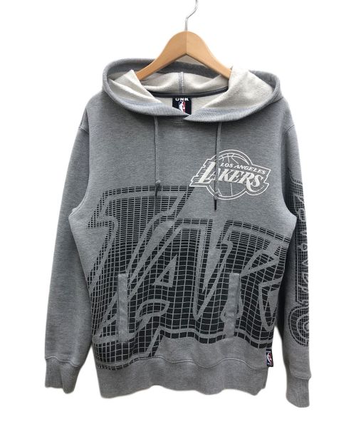 NBA（エヌビーエー）NBA (エヌビーエー) プルオーバーパーカー グレー サイズ:Sの古着・服飾アイテム