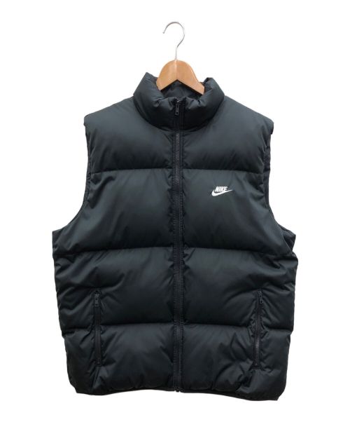 NIKE（ナイキ）NIKE (ナイキ) TFクラブ パファー ベスト ブラック サイズ:Lの古着・服飾アイテム