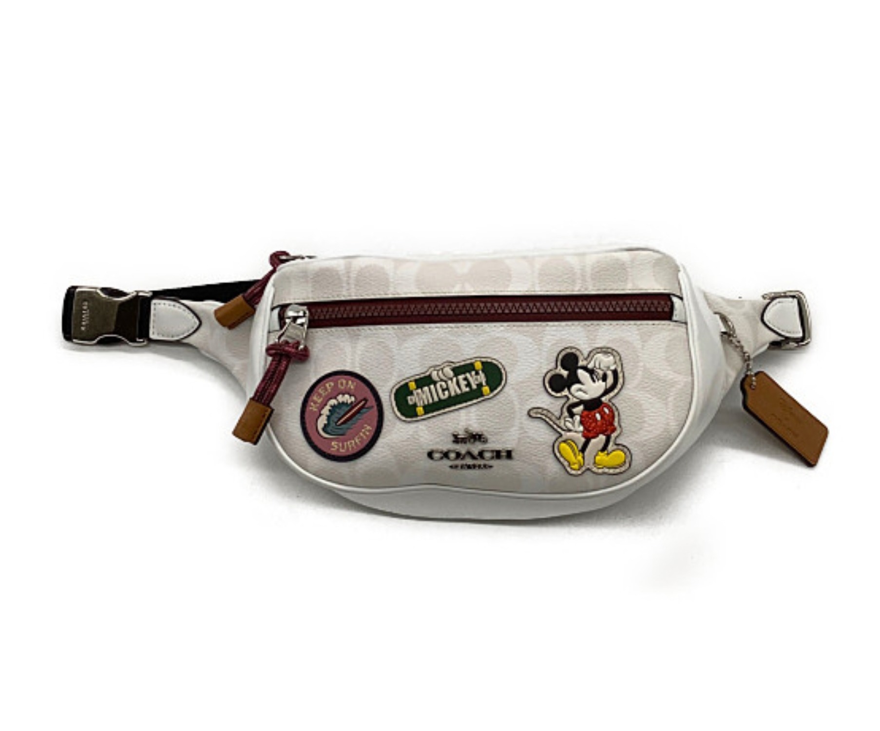 中古 古着通販 Coach Disney コーチ ディズニー ウエストバッグ ホワイト 3786 ブランド 古着通販 トレファク公式 Trefac Fashion