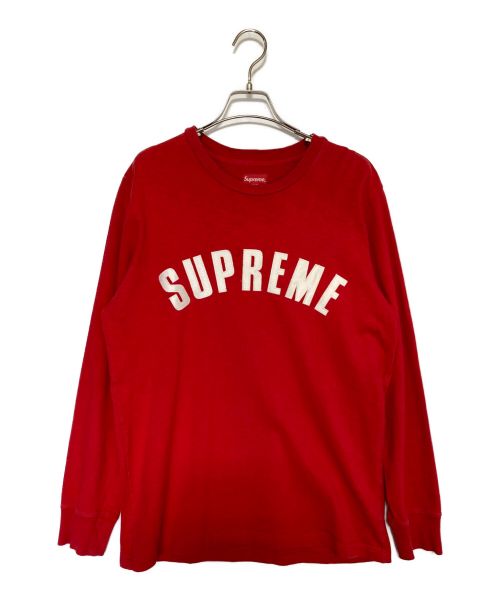 SUPREME（シュプリーム）SUPREME (シュプリーム) Arc Logo L/S Top レッド サイズ:Mの古着・服飾アイテム