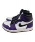 NIKE (ナイキ) AIR JORDAN 1 RETRO HIGH OG”COURT PURPLE” パープル×ホワイト サイズ:US9.5：14000円