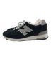 NEW BALANCE (ニューバランス) スニーカー ブラック×ホワイト サイズ:25.5：17800円