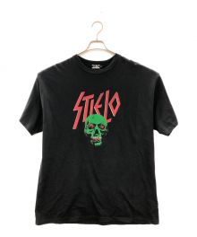 Hysteric Glamour（ヒステリックグラマー）の古着「プリントTシャツ」｜ブラック