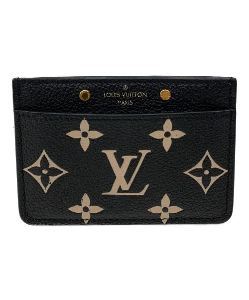 LOUIS VUITTON（ルイ ヴィトン）LOUIS VUITTON (ルイ ヴィトン) カードケース ポルト カルト･サーンプル ブラックの古着・服飾アイテム