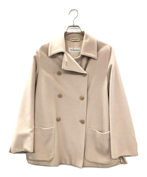 MaxMara（マックスマーラ）MaxMara (マックスマーラ) ショートコート ベージュ サイズ:size40の古着・服飾アイテム