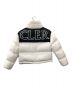 MONCLER (モンクレール) GERS 　ダウンジャケット ホワイト×ブラック：81800円