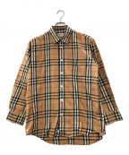 Burberry'sバーバリーズ）の古着「ノバチェックシャツ」｜ベージュ