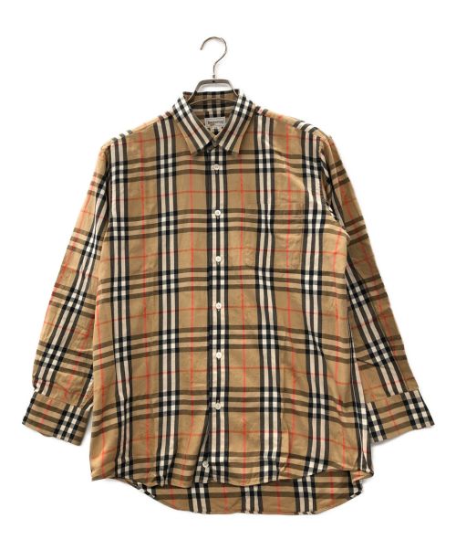 Burberry's（バーバリーズ）Burberry's (バーバリーズ) ノバチェックシャツ ベージュ サイズ:LYの古着・服飾アイテム