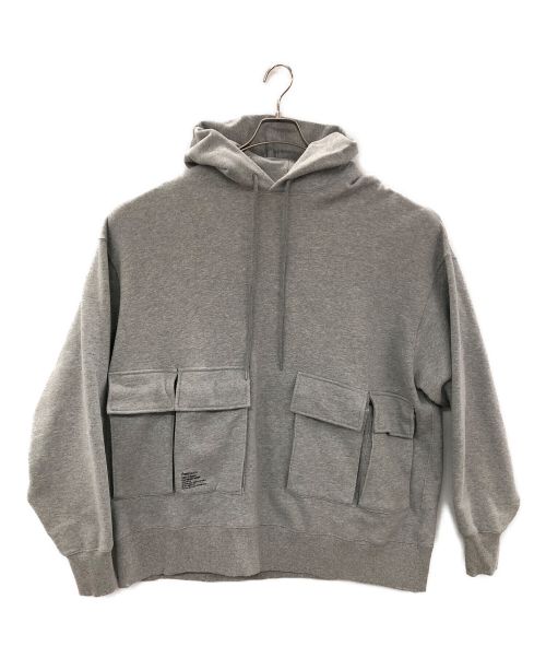 FreshService（フレッシュサービス）FreshService (フレッシュサービス) LIGHT OZ SWEAT FLAP POCKET HOODIE グレー サイズ:Lの古着・服飾アイテム