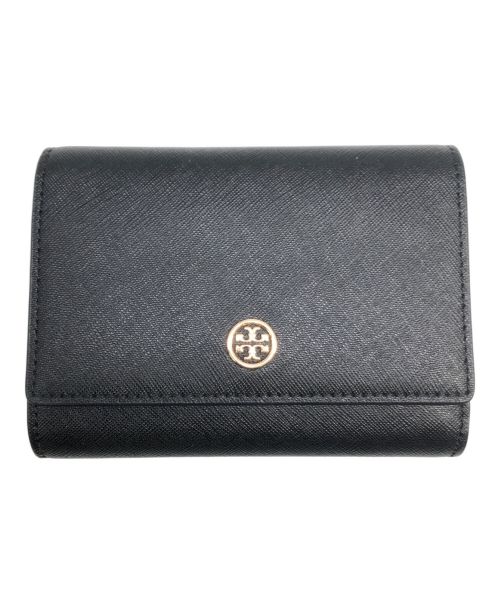 TORY BURCH（トリーバーチ）TORY BURCH (トリーバーチ) 3つ折り財布 ブラックの古着・服飾アイテム